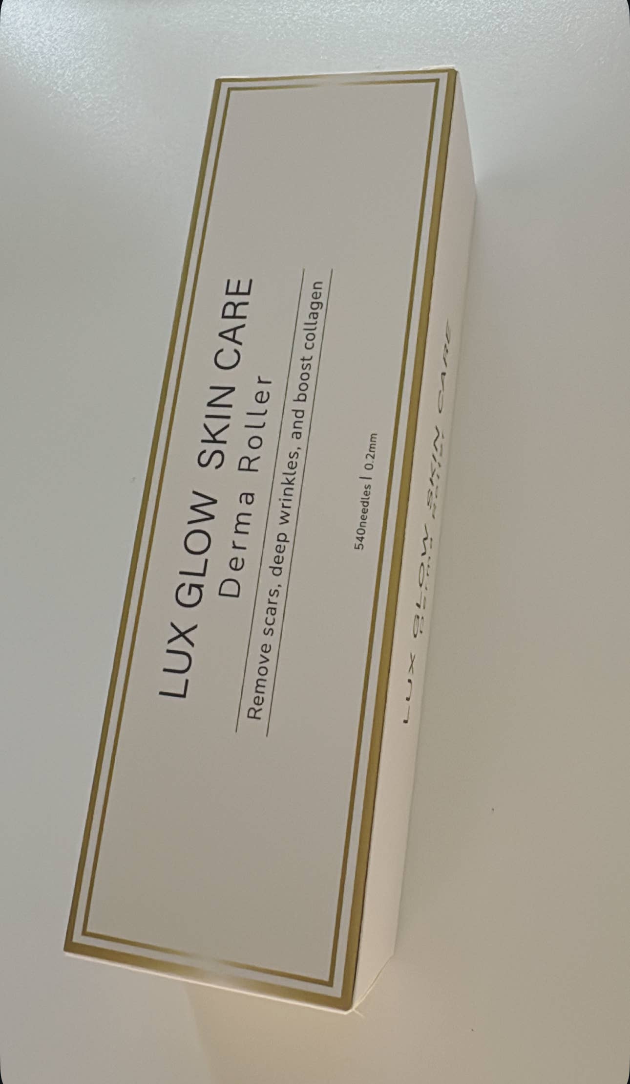 Gold Derma Roller Microneedling Tool